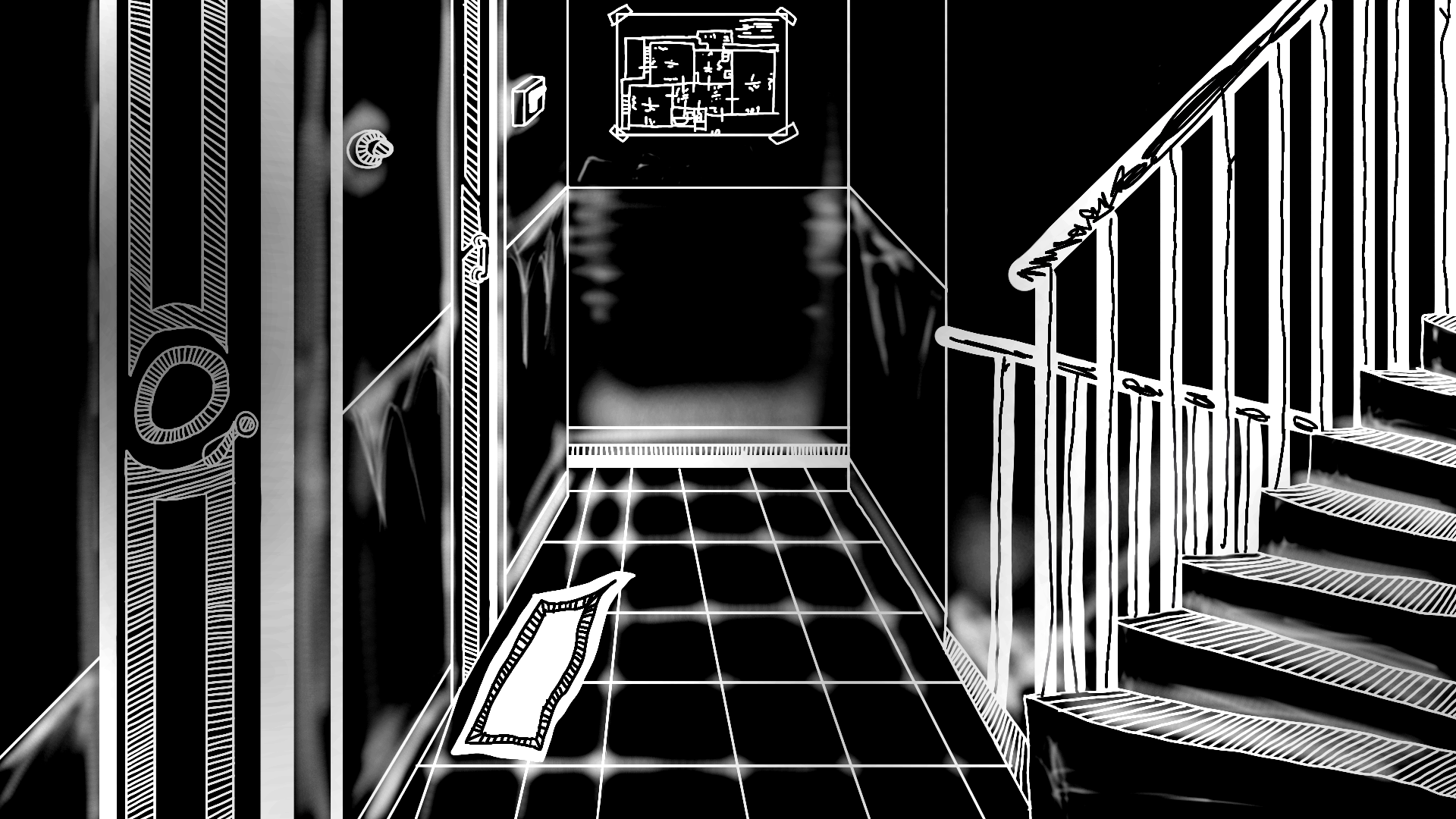 The White Hell — corridor